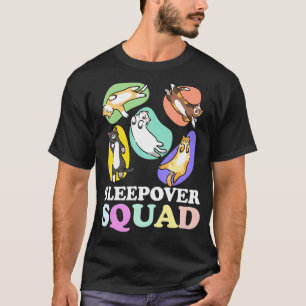 Schlaftrupp für eine Pyjama-Katzen-Schlafp Party T-Shirt
