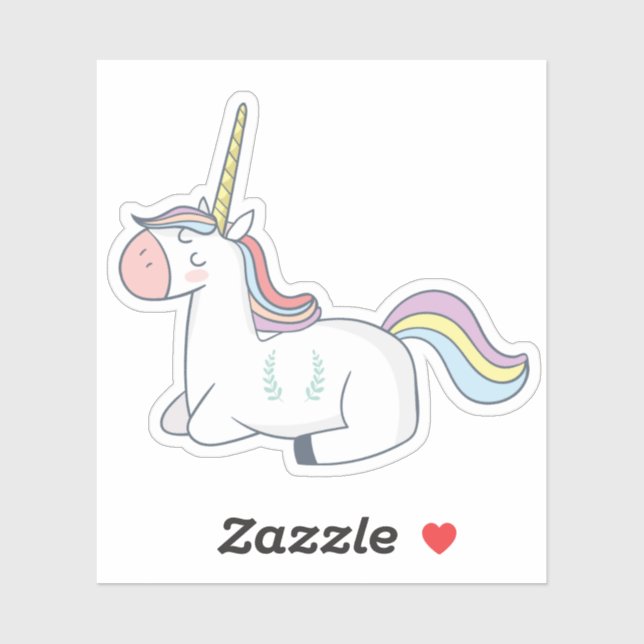 Schlafunicorn Fabulous Sticker (Blatt)