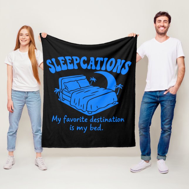 Schlafurlaub Fleecedecke (Beispiel)
