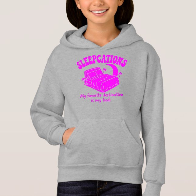 Schlafurlaub Hoodie (Vorderseite)