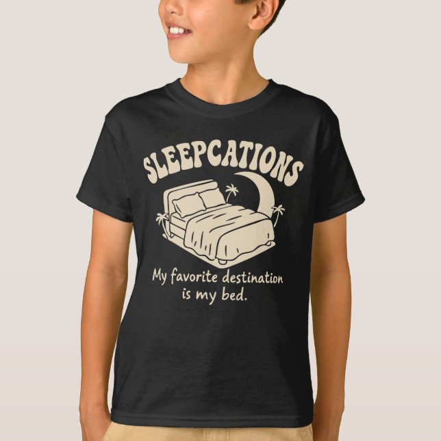 SchlafUrlaub T-Shirt (Vorderseite)