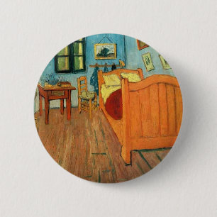 Schlafzimmer in Arles durch Vincent van Gogh Button