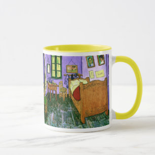 Schlafzimmer in Arles (F483) Van Gogh Fine Art Tasse