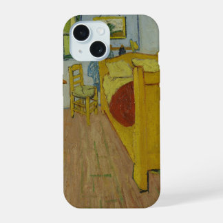 Schlafzimmer in Arles, Ölmalerei, Vincent Van Gogh iPhone 15 Hülle