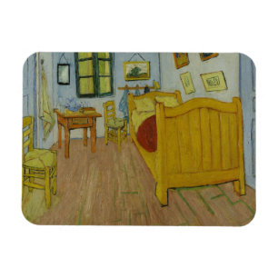 Schlafzimmer in Arles, Ölmalerei, Vincent Van Gogh Magnet