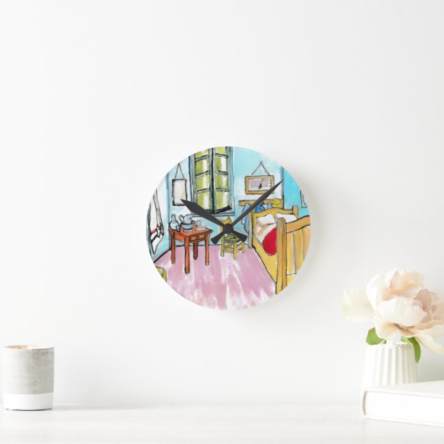 Schlafzimmer Runde Wanduhr (Zuhause)