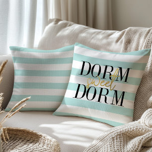 Schlafzimmer Süß Schlafzimmer Türkis Streifen Gold Kissen