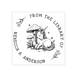 Schlafzimmer Unicorn Toadstool Buchzeichen Briefma Gummistempel