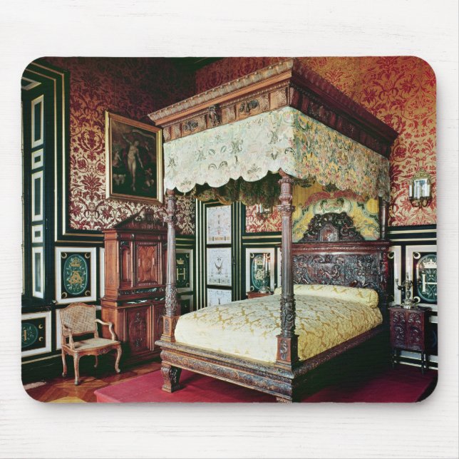 Schlafzimmer von Henri II und Dianede Poitiers Mousepad (Vorne)