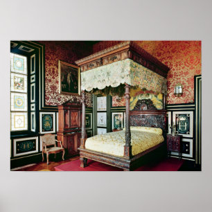 Schlafzimmer von Henri II und Dianede Poitiers Poster