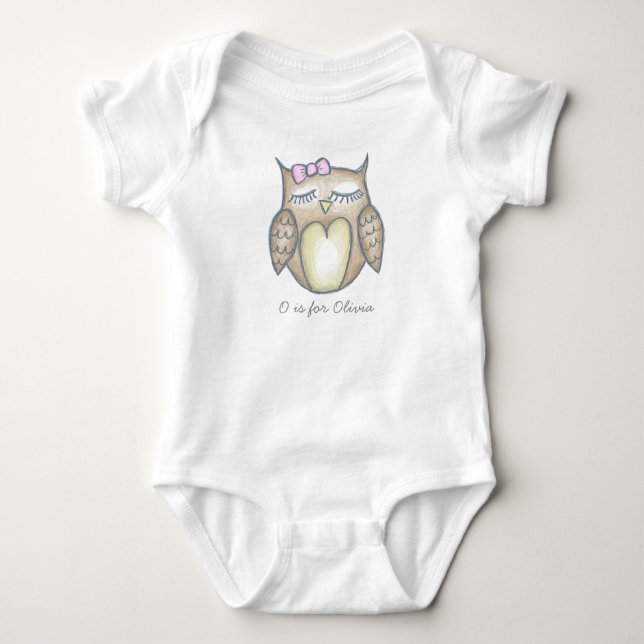 Schlafzimmeranzug Baby Bodysuit - Text anpassen T-shirt (Vorderseite)
