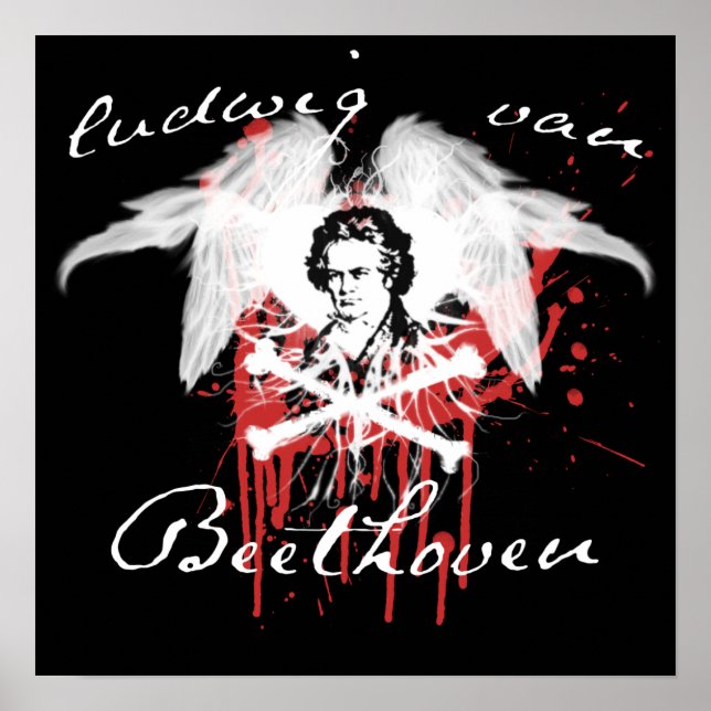 Schlafzimmerplakat Beethoven Poster (Vorne)