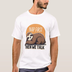 Schlafzitat Sloth Vintage Süße Faul Tier Shirt