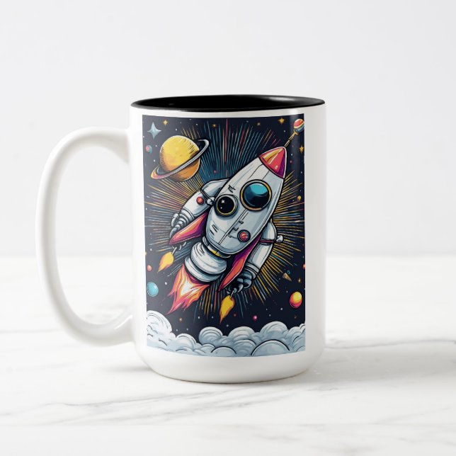 Schlag ab! zweifarbige tasse (Links)