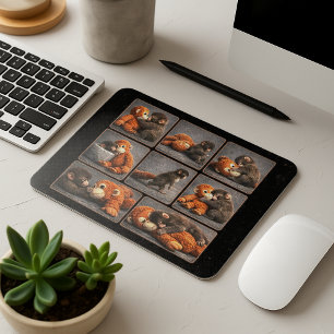 Schlag Baby Affe Mousepad