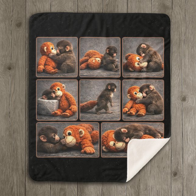 Schlag Baby Affe Sherpadecke (Von Creator hochgeladen)