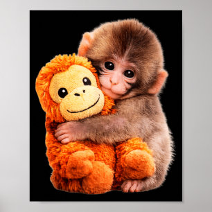 Schlag Babyaffe  Poster