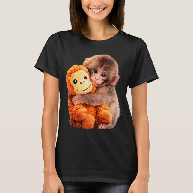 Schlag Babyaffe  T-Shirt (Vorderseite)
