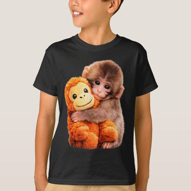 Schlag Babyaffe  T-Shirt (Vorderseite)
