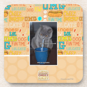 Schlag-Blasen in ur Milch Getränkeuntersetzer