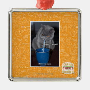 Schlag-Blasen in ur Milch Ornament Aus Metall