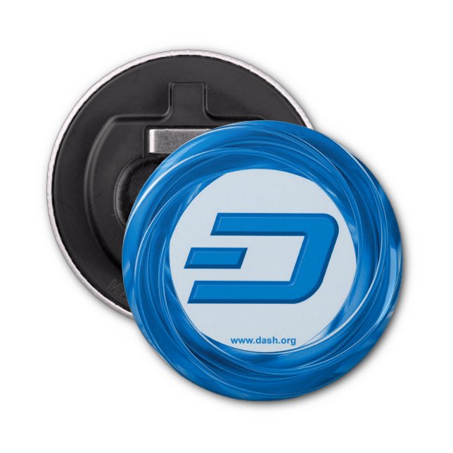 SCHLAG blauer Ring-Flaschen-Öffner Flaschenöffner (Vorderseite)