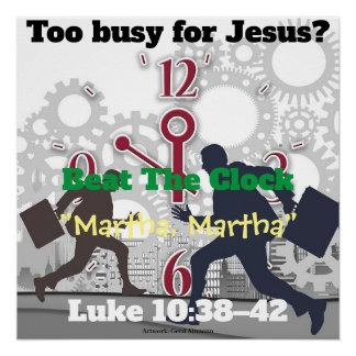 Schlag das Uhr-Poster Poster