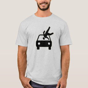 Schlag durch Auto-Shirt T-Shirt