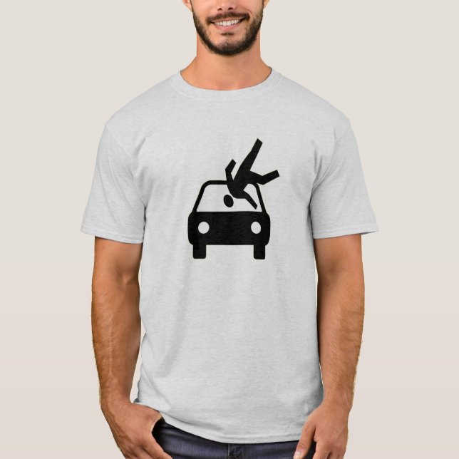 Schlag durch Auto-Shirt T-Shirt (Vorderseite)
