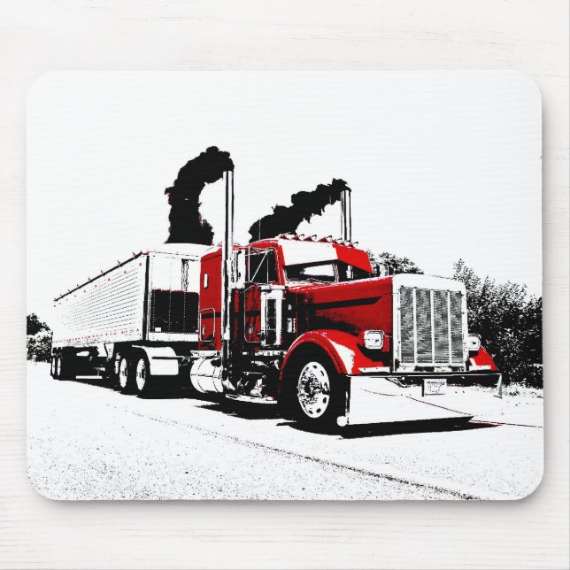 Schlag durch Peterbilt Mousepad (Vorne)
