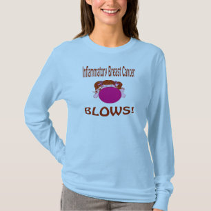 Schlag-entzündliches Brustkrebs-Shirt T-Shirt