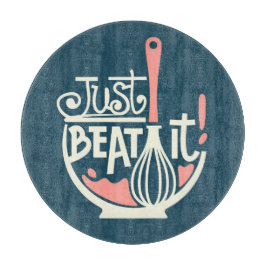 Schlag es einfach. schneidebrett