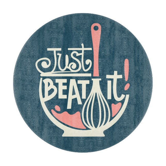 Schlag es einfach. schneidebrett (Vorderseite)