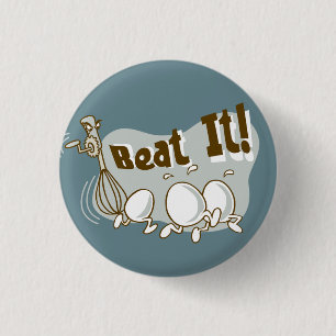 Schlag es! Funny Wordplay Flair Button