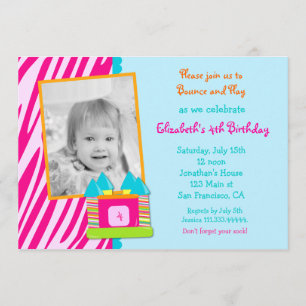 Schlag-Haus-Geburtstagseinladung Einladung