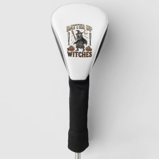 Schlag Hexen auf, Vintage-Halloween-Baseball-Desig Golf Headcover