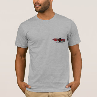 Schlag-Mann-Mode-T-Shirt - Grau T-Shirt