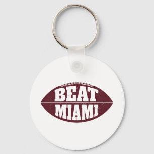 Schlag Miami Vintage Aggie Football Gameday Samsta Schlüsselanhänger