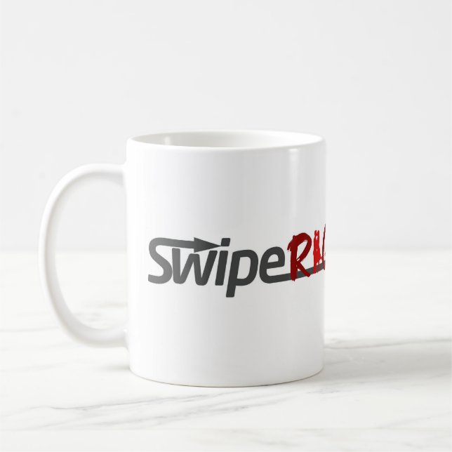 Schlag-rechte Film-Titel-Tasse Kaffeetasse (Links)