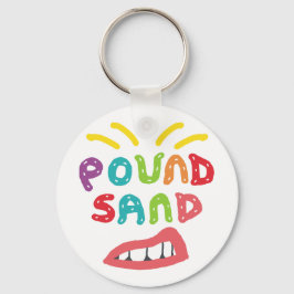 Schlag Sand Schlüsselanhänger