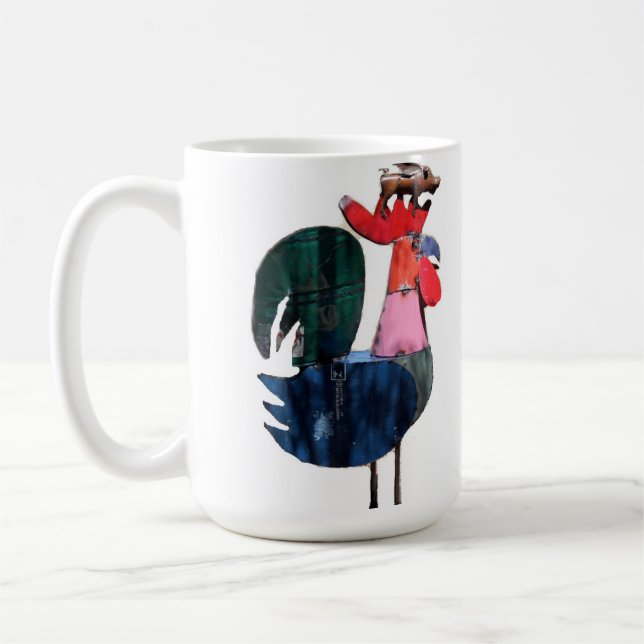 Schlag-Schlag-Tasse (doppelseitig) Kaffeetasse (Links)