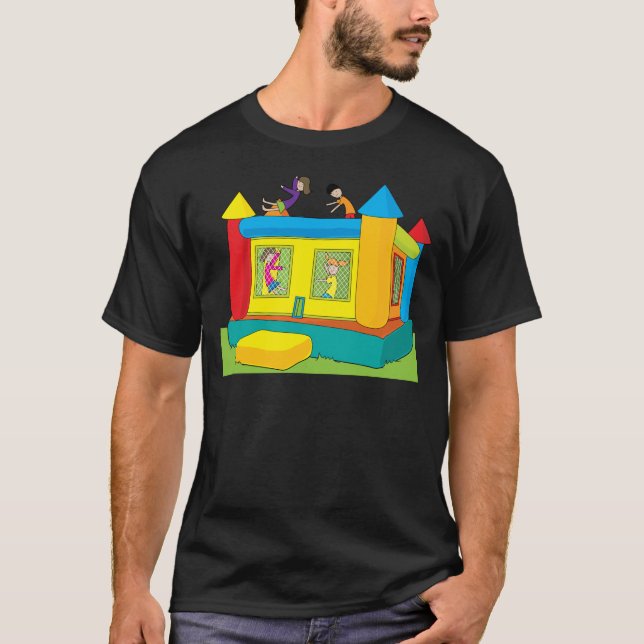 Schlag-Schloss-Kinder T-Shirt (Vorderseite)