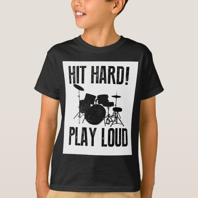 SCHLAG STARK! SPIEL LOUD T-Shirt (Vorderseite)