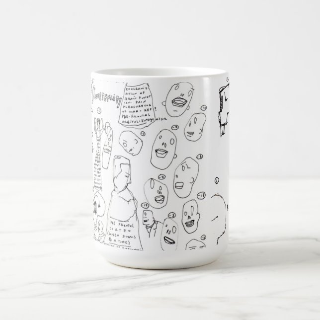 Schlag-Zyklus-Schädel-Tasse Tasse (Mittel)