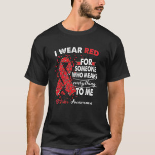 Schlaganfall Sensibilisierung Krieger Unterstützu T-Shirt