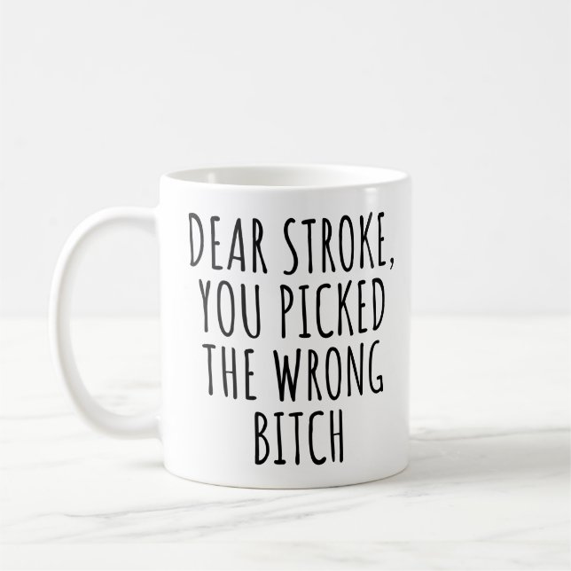 Schlaganfall-Überlebender Kaffeetasse (Links)