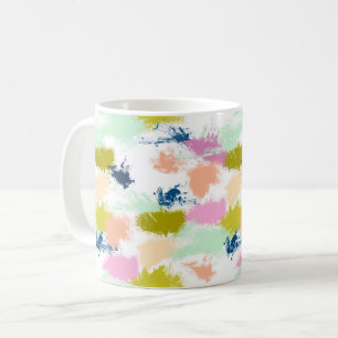 Schlaganfälle , Farben , Ölfarbe Kaffeetasse