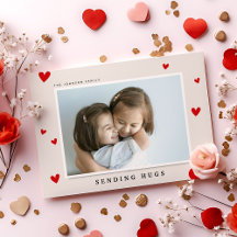 Schläge, Foto-Valentine des Roten Herzens