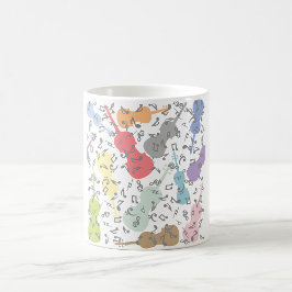 Schläge und Musikstiche Kaffeetasse