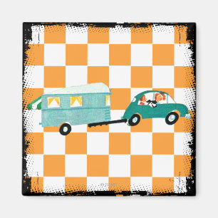 Schlagen der offenen Straße 1 Magnet